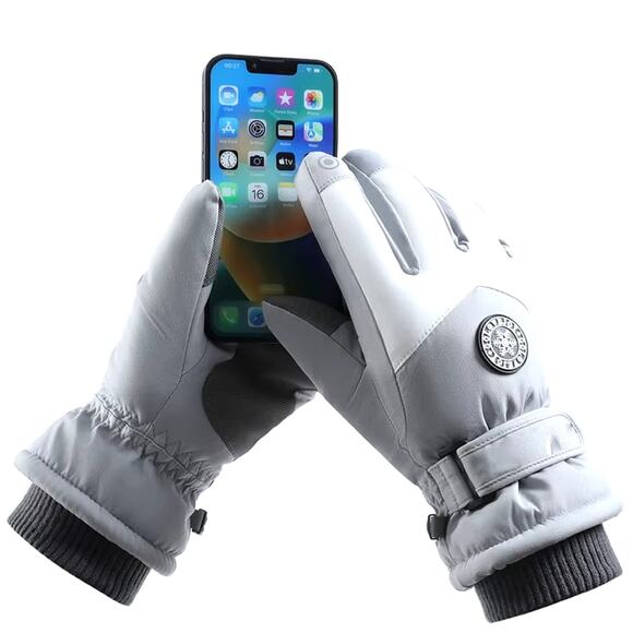 Waterproof, insulated Pair of Winter ski gloves Mittens Touchscreen Thermal Snow - Picture 3 of 7